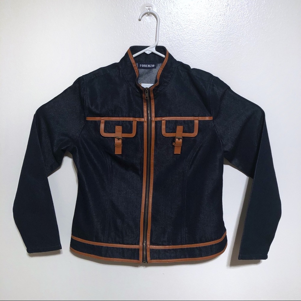 Women’s Forenza Denim Jacket With Leather Lining